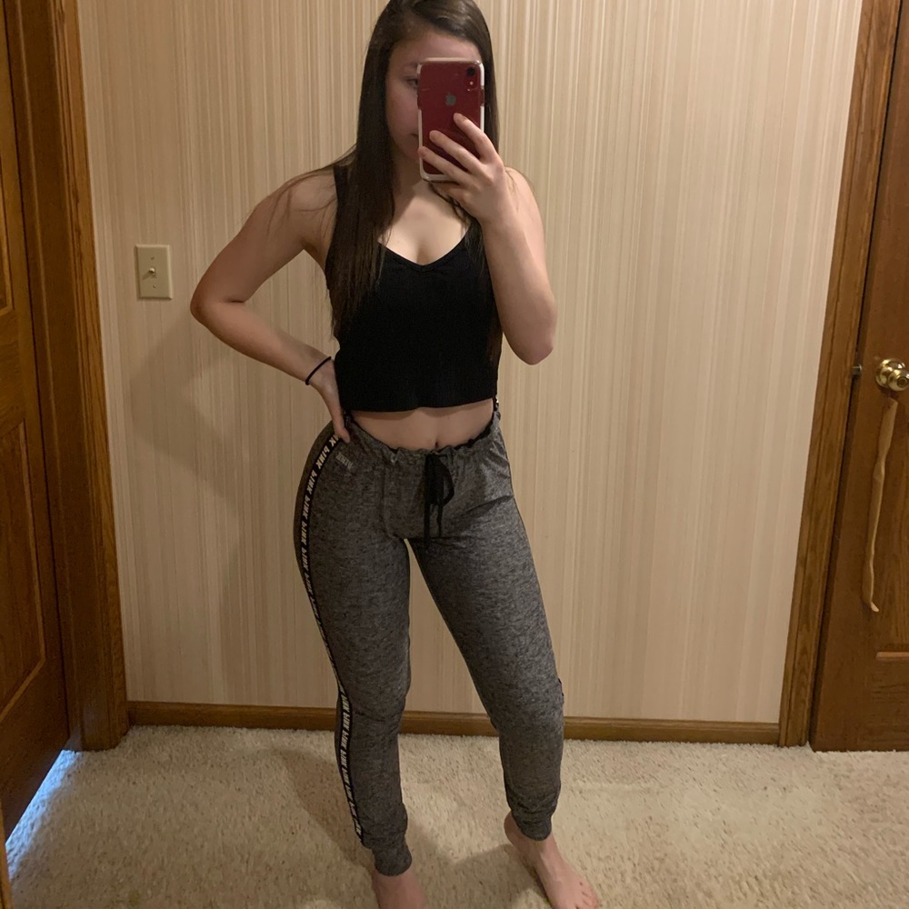 PINK ultimate joggers!! sold on mercari!